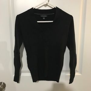 Banana Republic Black V-Neck Sweater